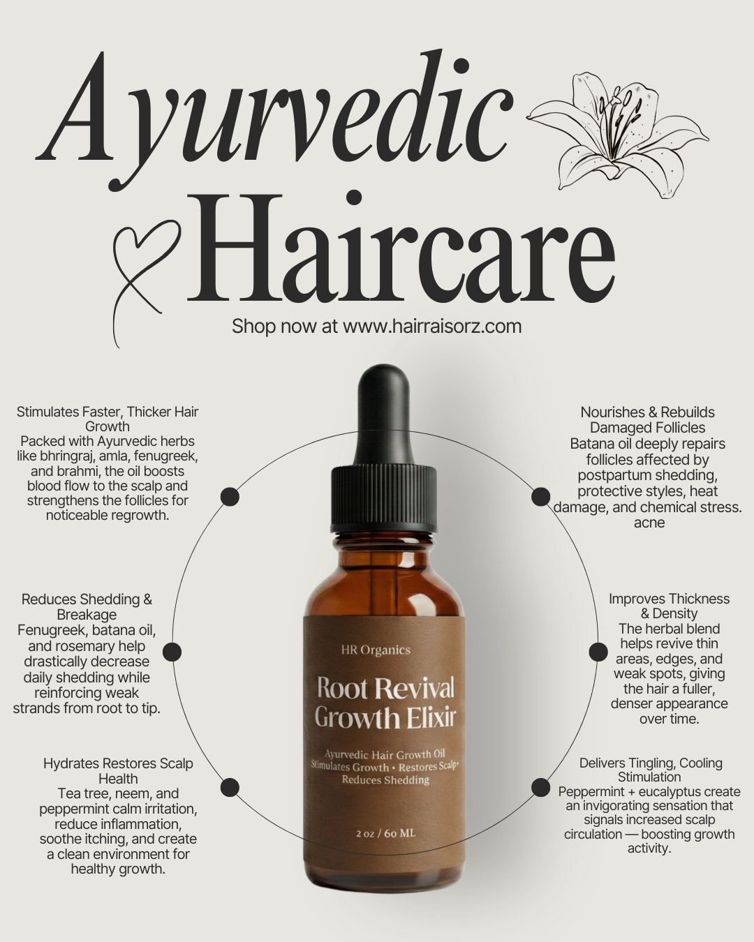 Root Revival Hair Growth Elixir (Batana Oil Ayurvedic Blend)