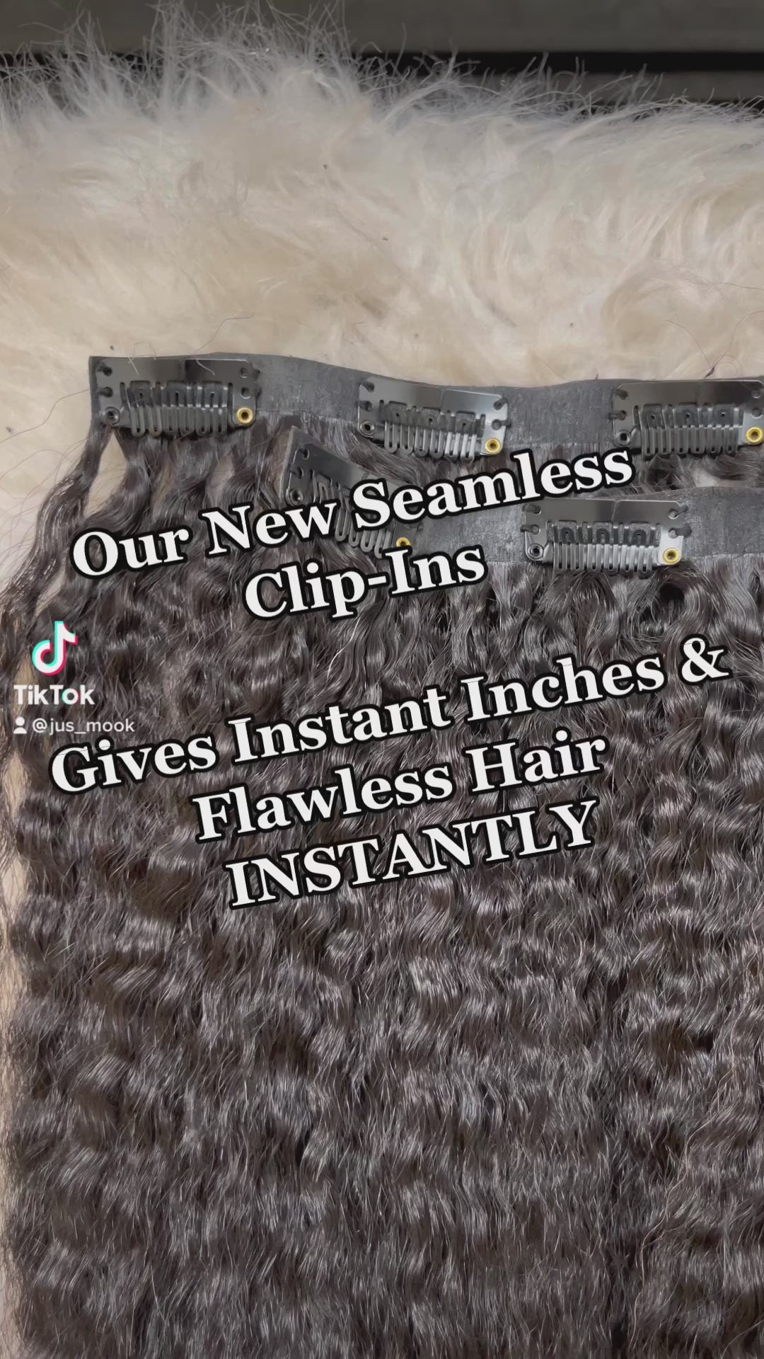 Afro-Kinky Seamless Clip-In Extension