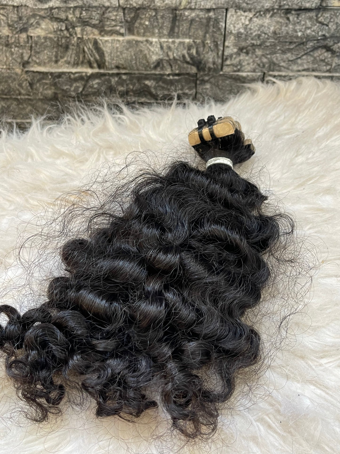 Burmese Curly Tape Extensions